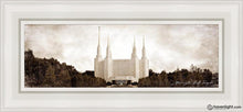Load image into Gallery viewer, Washington Dc Vintage Open Edition Canvas / 6 X 18 White Frame Art

