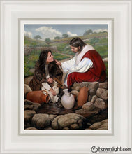 Load image into Gallery viewer, Woman At The Well Open Edition Canvas / 8 X 10 White Frame Art
